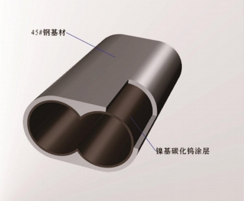 Bi-metallic liner cross-section